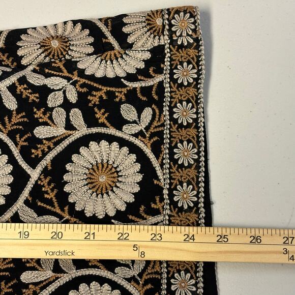 Sigrid Olsen Womens Size XS Indian Jacquard Floral Print V-Neck Cardigan Sweater - Picture 7 of 10